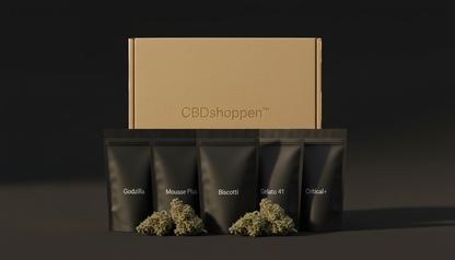 CBDshoppen™ Sample Box – Vælg 5 Varianter (10 g total)